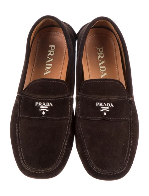 mens prada loafers|prada driving loafers men's.